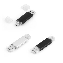 16 GB OTG Özellikli Metal USB Bellek - ILPEN