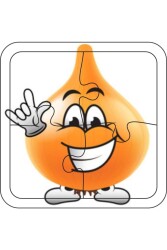 4 Parça Ahşap Çocuk Puzzle Soğan - Walldeco