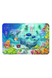 Akvaryum 104 Parça Ahşap Çocuk Puzzle - Walldeco