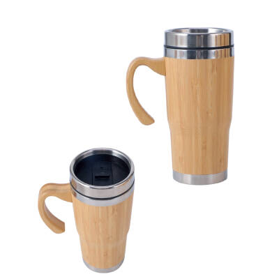 Bambu Termos Bardak 450 ml - 1
