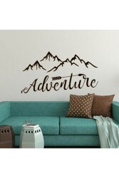 Boho Tarz Dağ Görselli Adventure Sticker - Walldeco