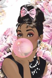 Cikletli Kız Kanvas Tablo - Walldeco