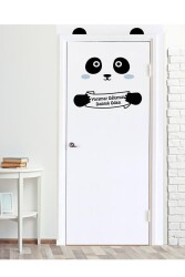 Çocuk Odası Panda Kapı Sticker - Walldeco