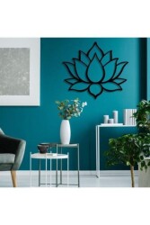 Dekoratif Lotus Çiçeği Mdf Tablo - 2