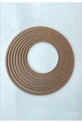 Ham Mdf 8li Vidasız Kasnak - Walldeco