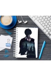 Harry Potter Ahşap Kapaklı Mdf Defter Çizgisiz - Walldeco