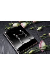 Iskeletler Tasarım Ahşap Kapaklı Mdf Defter Çizgisiz - Walldeco