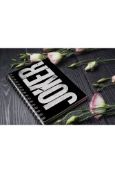 Joker Ahşap Kapaklı Mdf Defter Çizgisiz - Walldeco