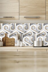 Mutfak Tezgah Arası Fayans Folyo Kaplama Stıcker - 