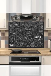 Ocak Arkası Fon Kendinden Yapışkan Folyo Stıcker - 