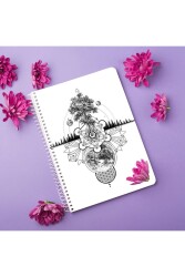 Spiritüel Tasarım Ahşap Kapaklı Mdf Defter Çizgisiz - Walldeco