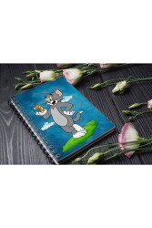 Tom & Jerry Ahşap Kapaklı Mdf Defter Çizgisiz - Walldeco