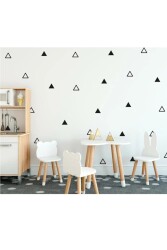 Üçgen Çocuk Ve Bebek Odası Duvar Sticker - Walldeco